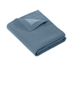 Comfort Colors® Fleece Dorm Blanket - Blue Jean - OSFA
