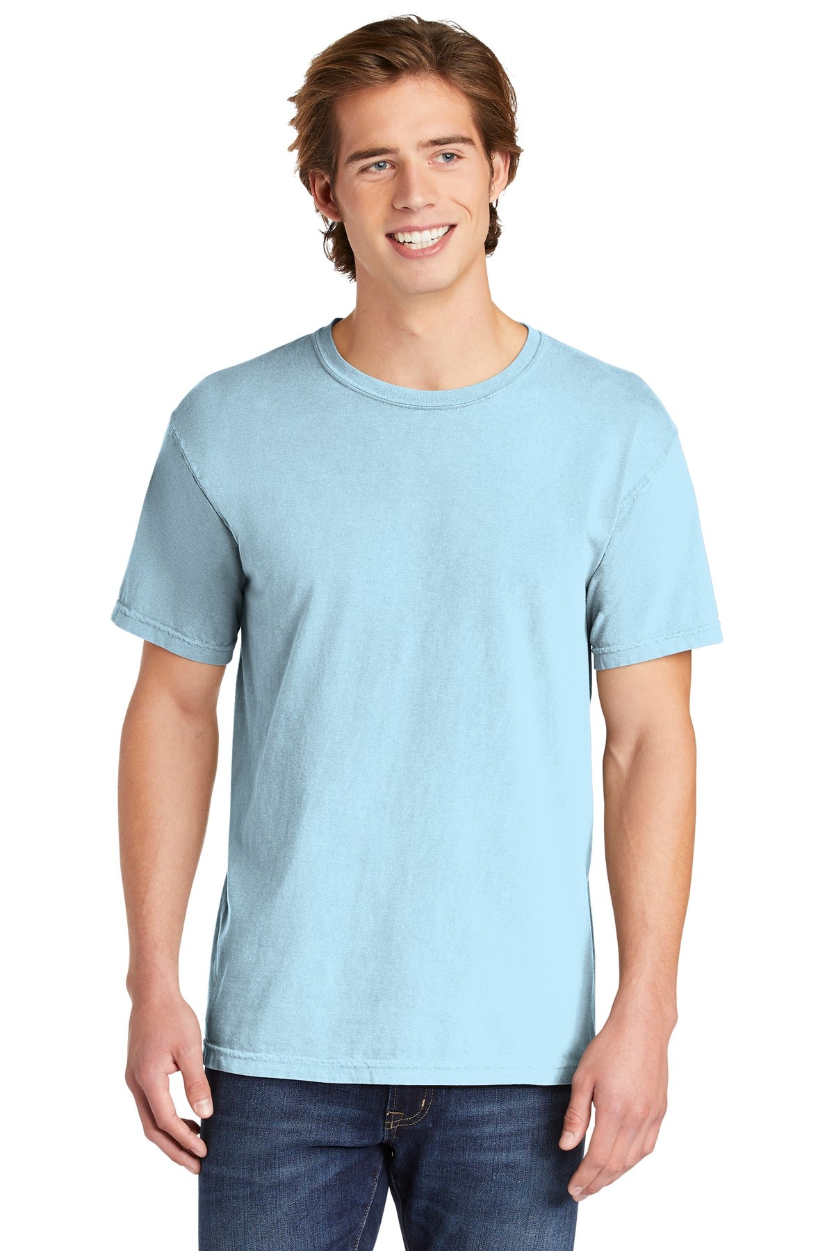 Comfort Colors® Heavyweight Ring Spun Tee - Chambray - S