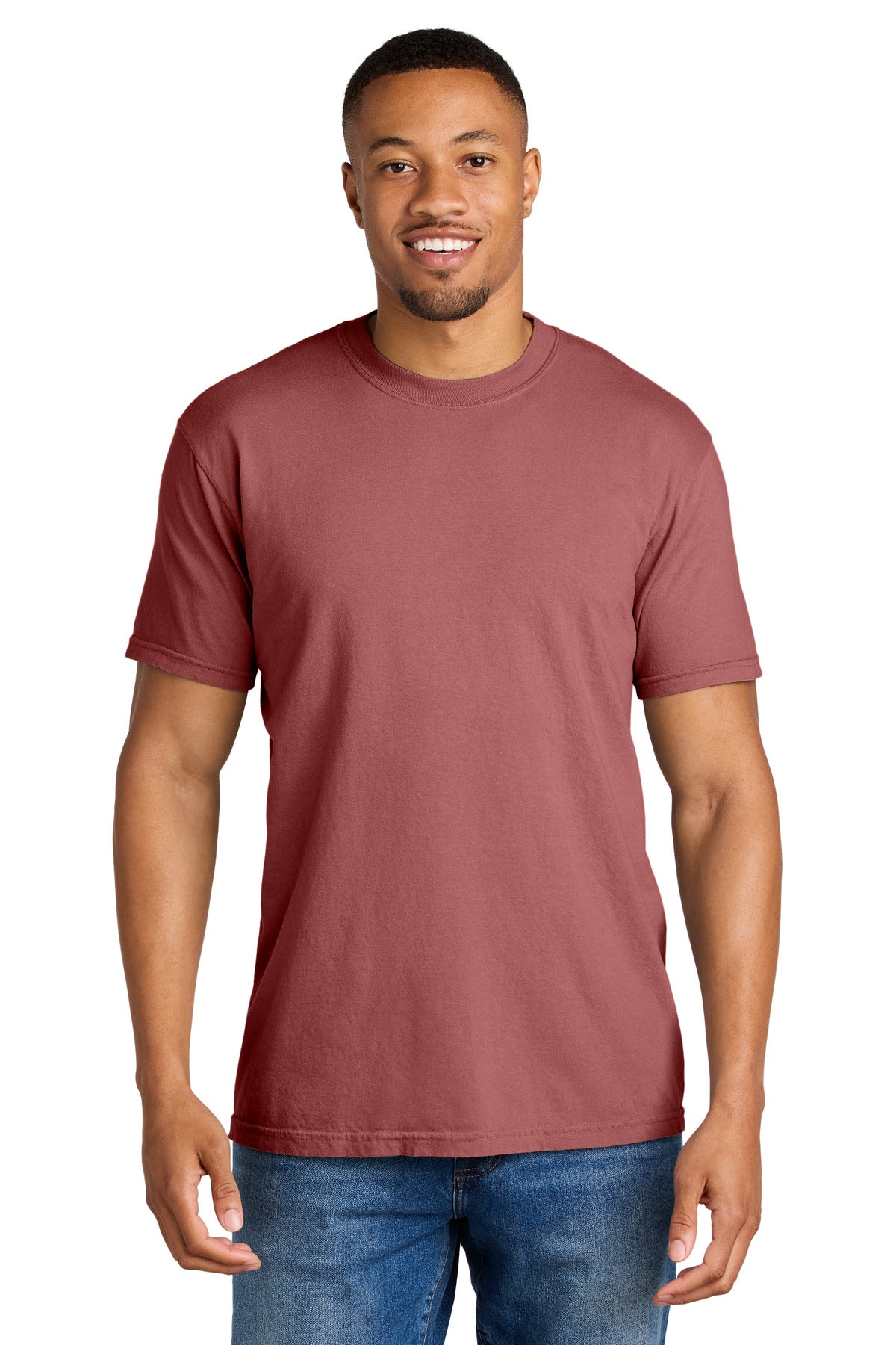 Comfort Colors® Heavyweight Ring Spun Tee - Crimson - S