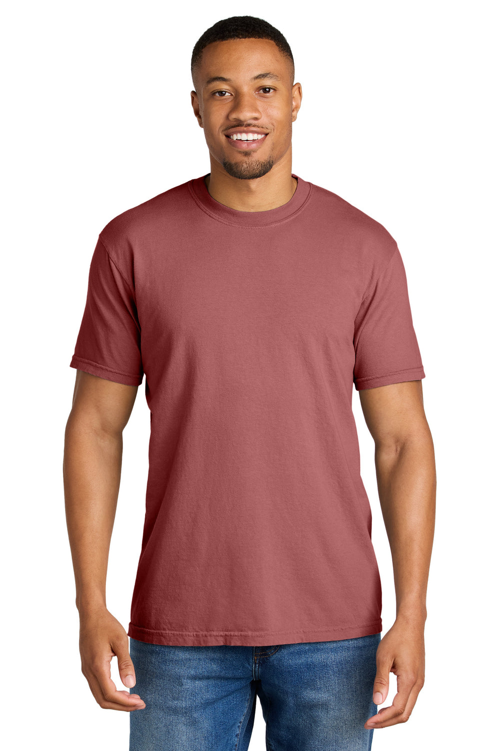 Comfort Colors® Heavyweight Ring Spun Tee - Crimson - S