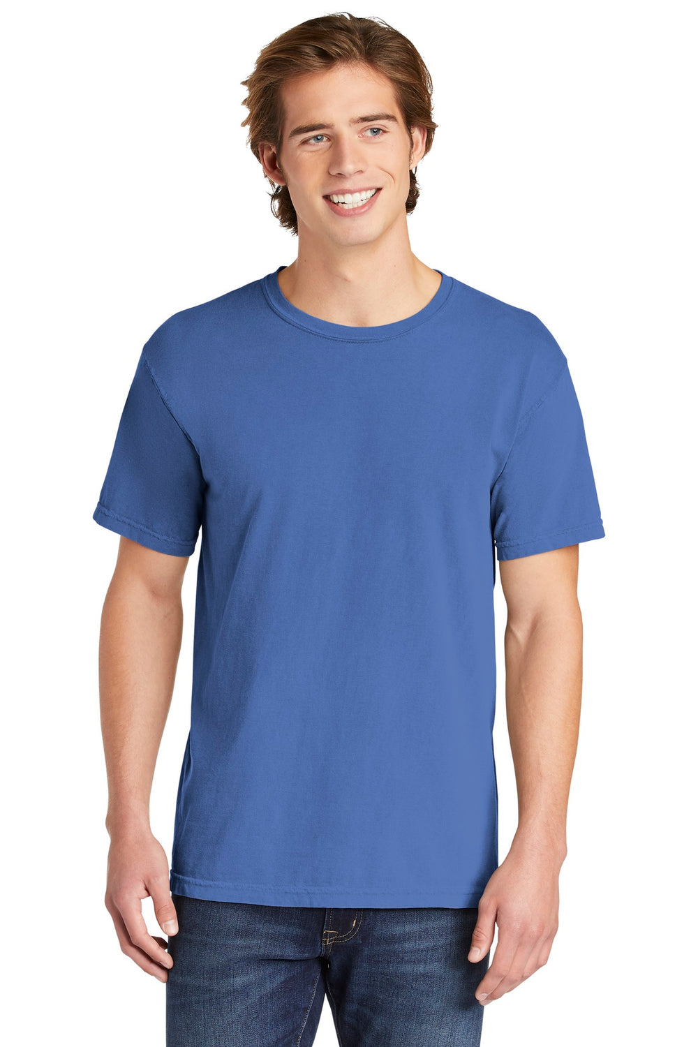 Comfort Colors® Heavyweight Ring Spun Tee - Flo Blue - S