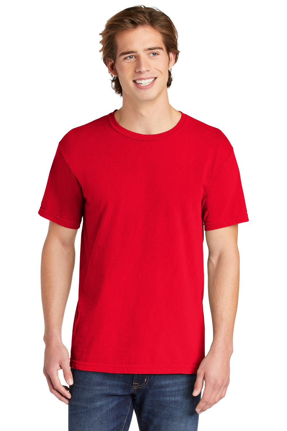Comfort Colors® Heavyweight Ring Spun Tee - Red - S