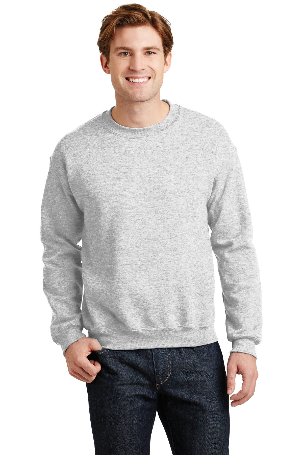 Gildan® Heavy Blend™ Crewneck Sweatshirt - Ash - S