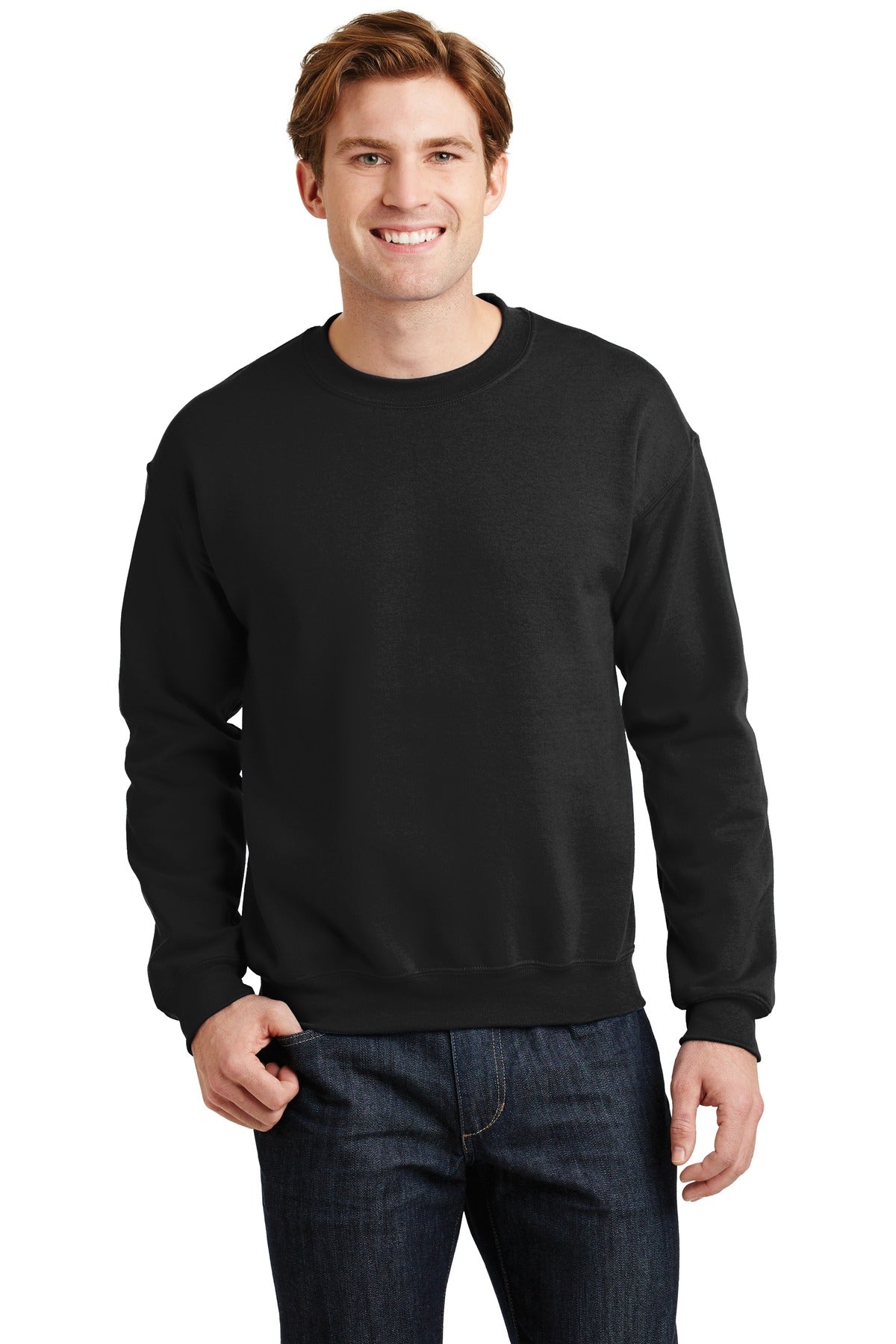 Gildan® Heavy Blend™ Crewneck Sweatshirt - Black - S