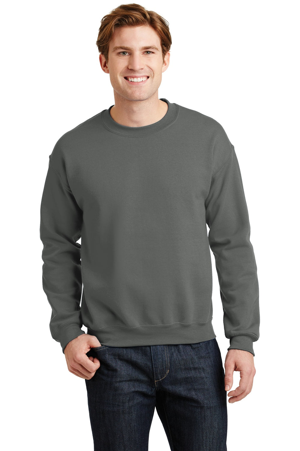Gildan® Heavy Blend™ Crewneck Sweatshirt - Charcoal - S