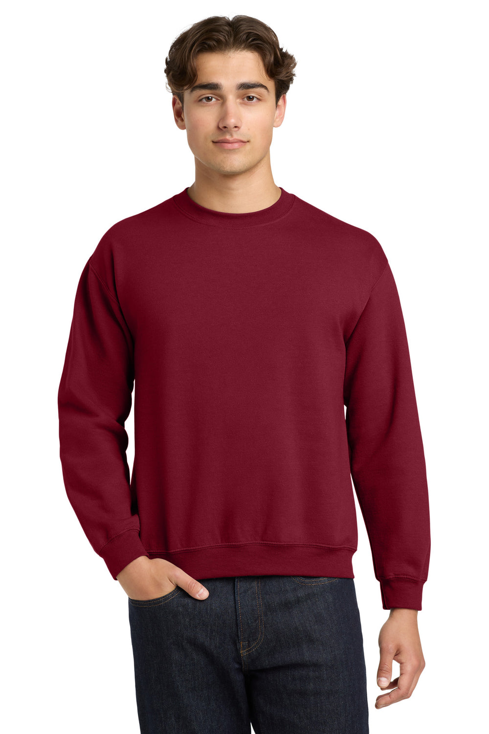 Gildan® Heavy Blend™ Crewneck Sweatshirt - Garnet - 2XL