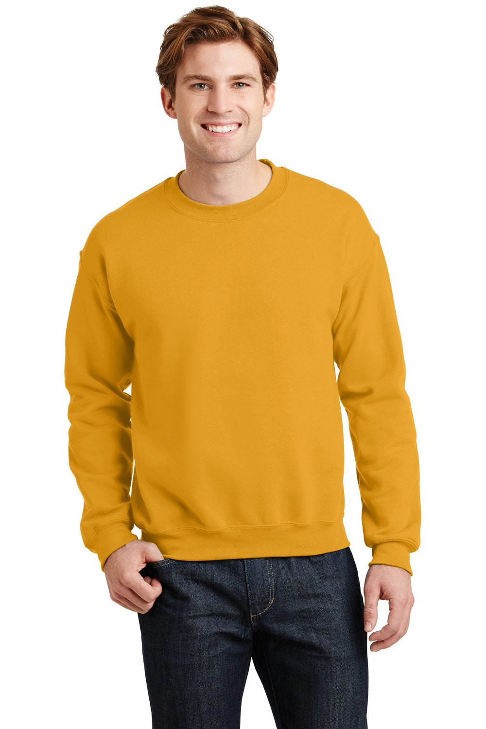 Gildan® Heavy Blend™ Crewneck Sweatshirt - Gold - S