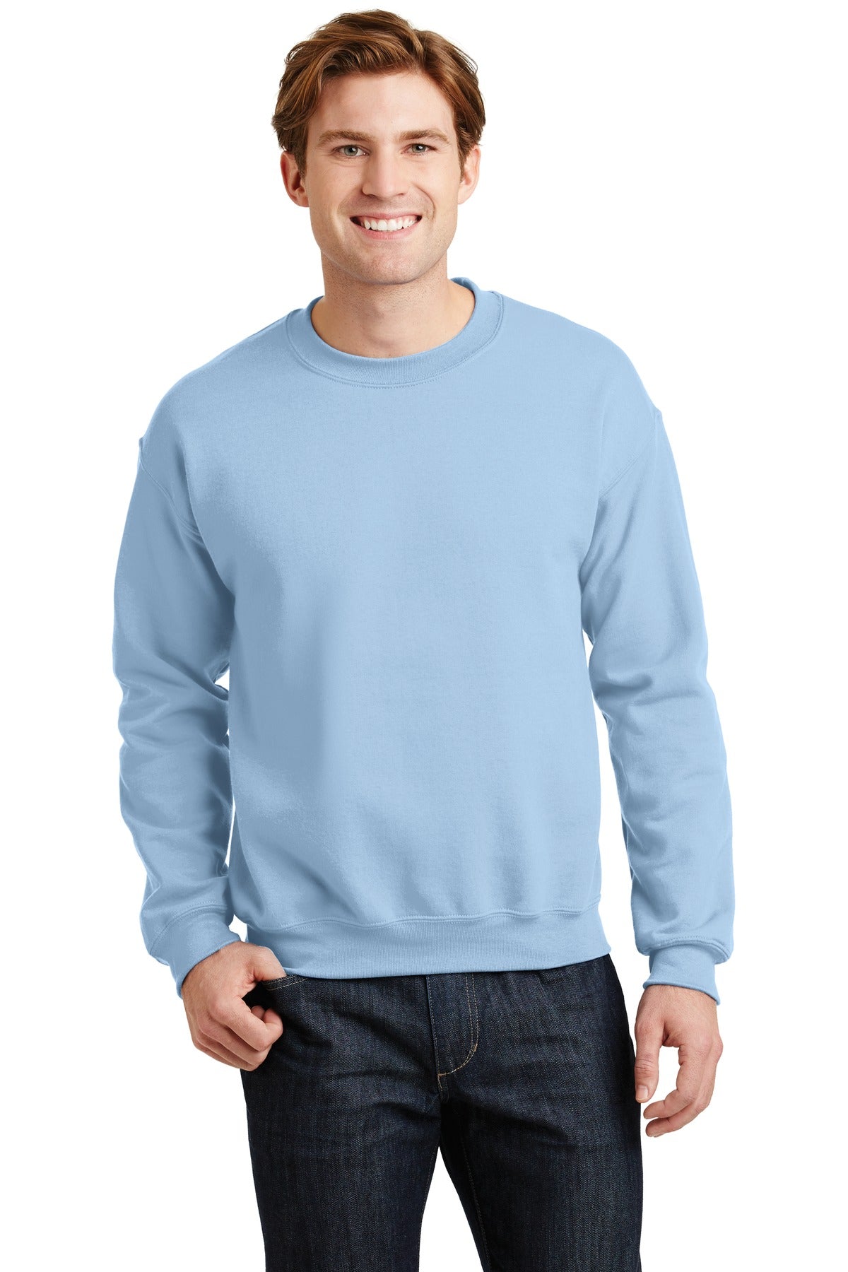 Gildan® Heavy Blend™ Crewneck Sweatshirt - Light Blue - S
