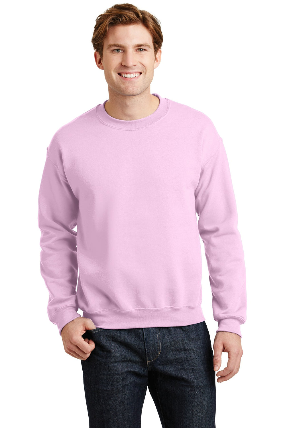 Gildan® Heavy Blend™ Crewneck Sweatshirt - Light Pink - S