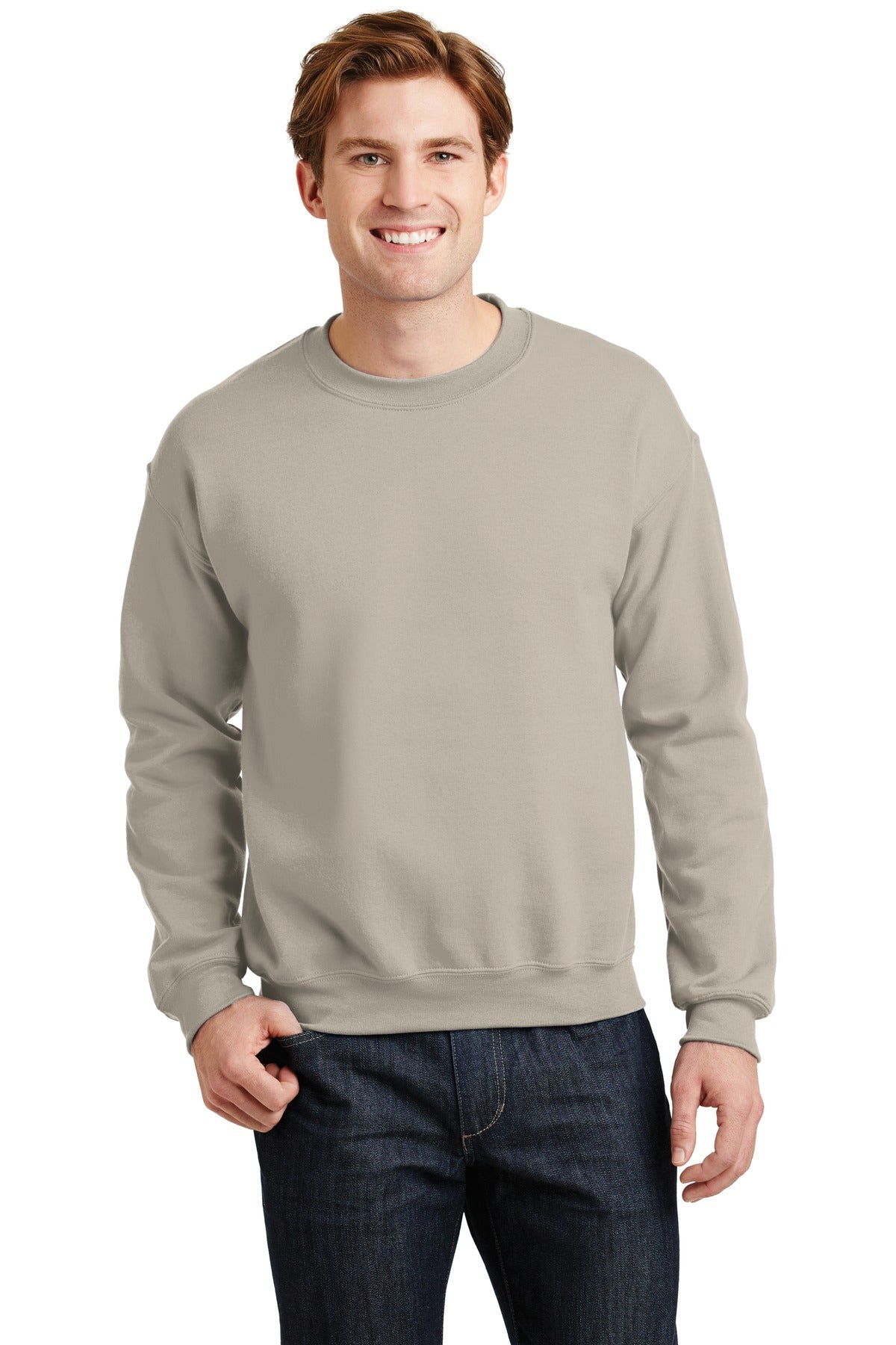 Gildan® Heavy Blend™ Crewneck Sweatshirt - Sand - S