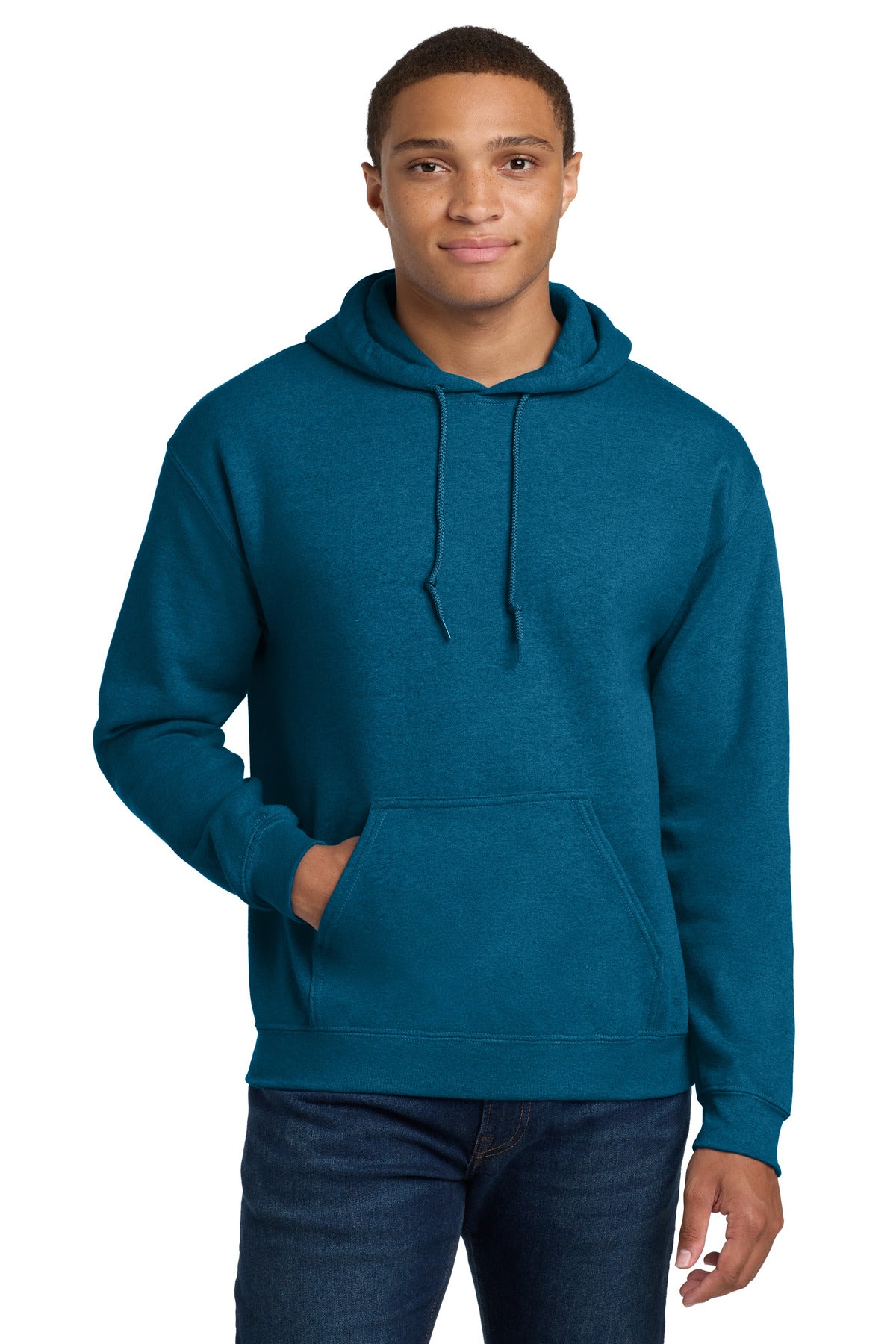 Gildan® Heavy Blend™ Hooded Sweatshirt - Antique Sapphire - S