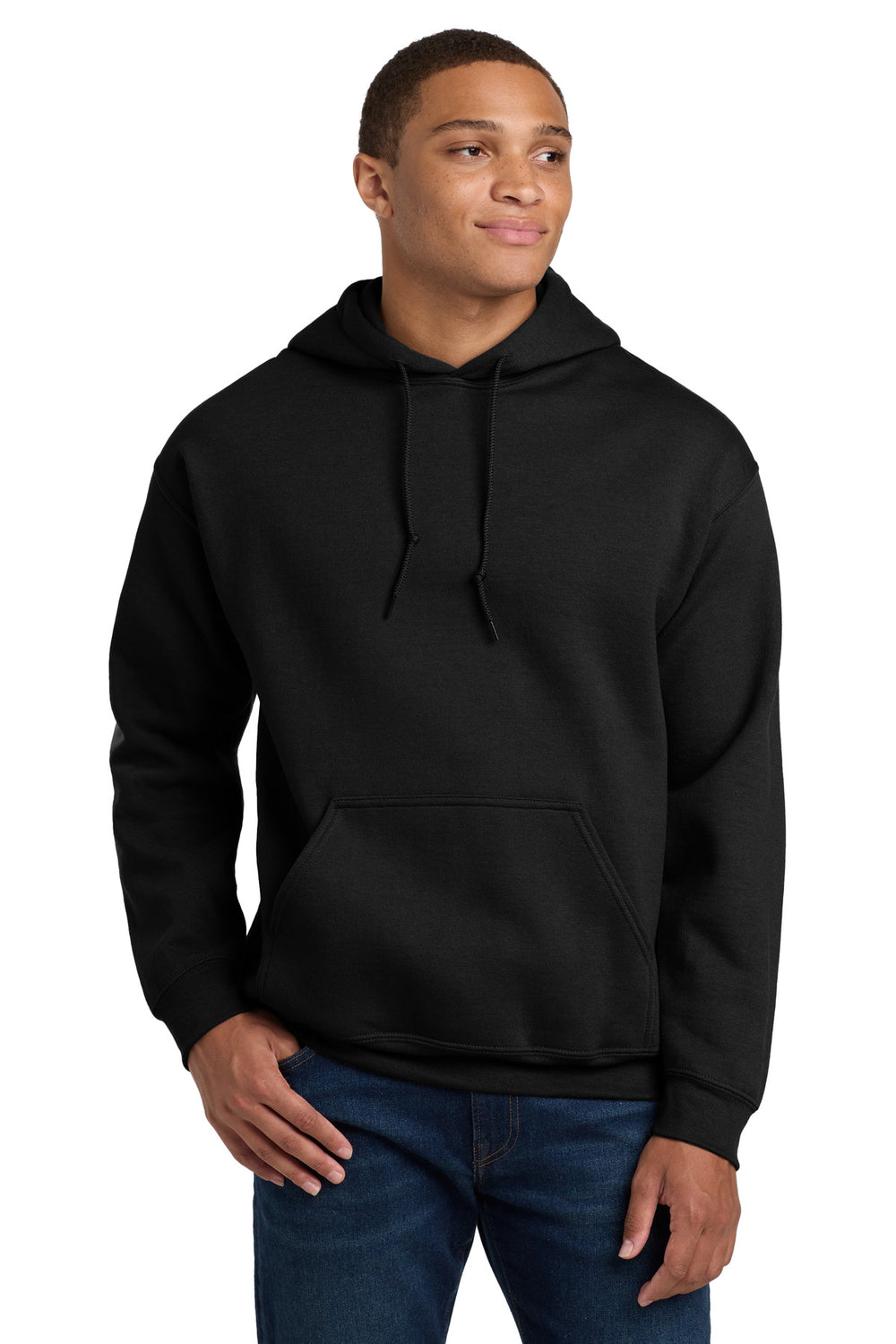 Gildan® Heavy Blend™ Hooded Sweatshirt - Black - S