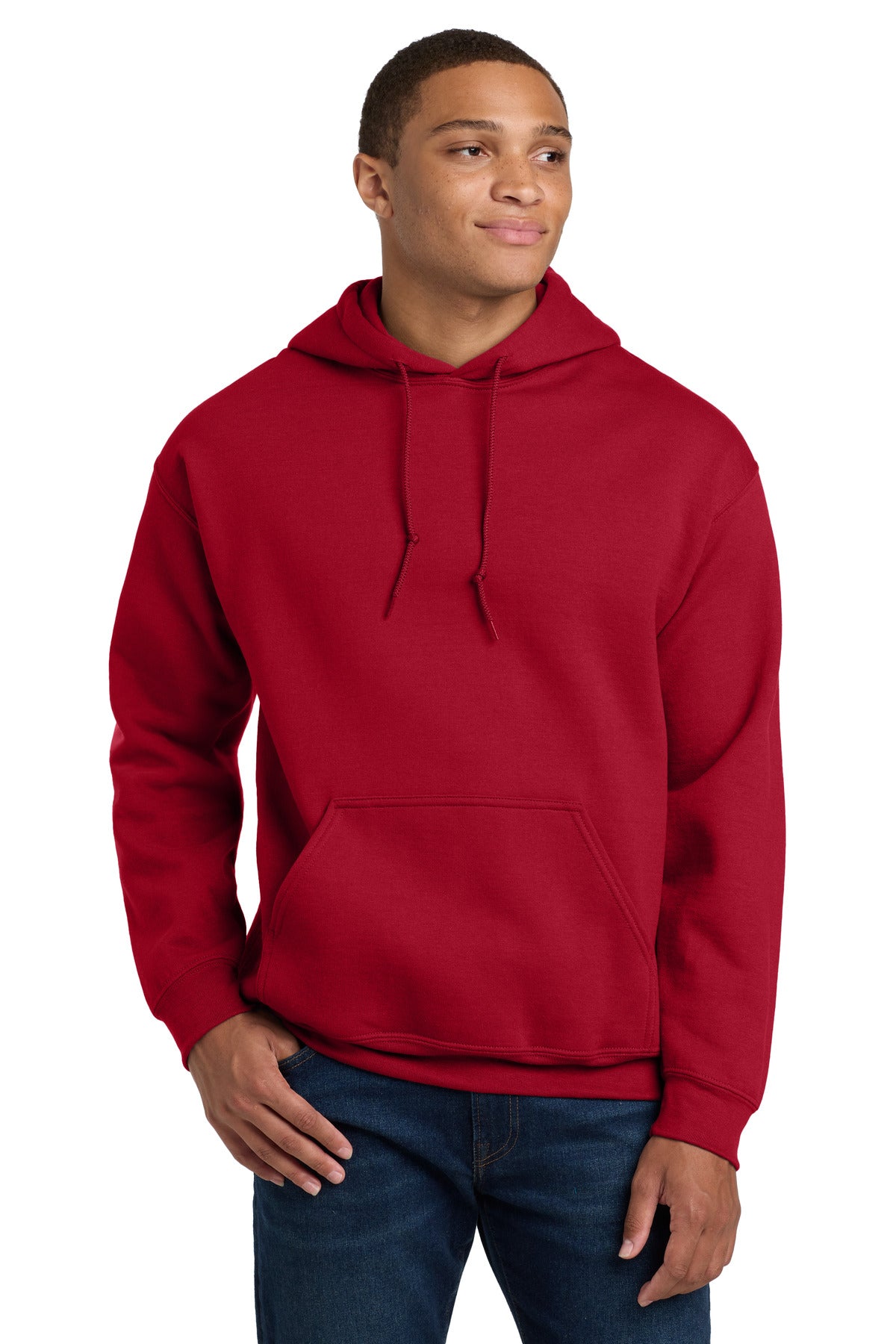 Gildan® Heavy Blend™ Hooded Sweatshirt - Cherry Red - S