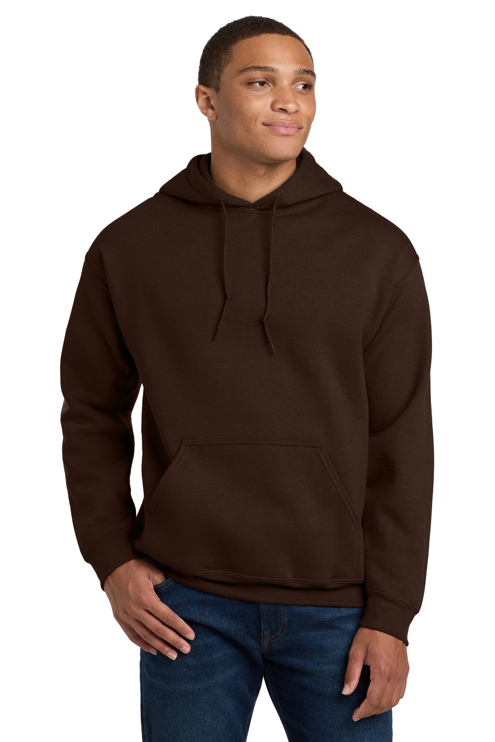 Gildan® Heavy Blend™ Hooded Sweatshirt - Dark Chocolate - S
