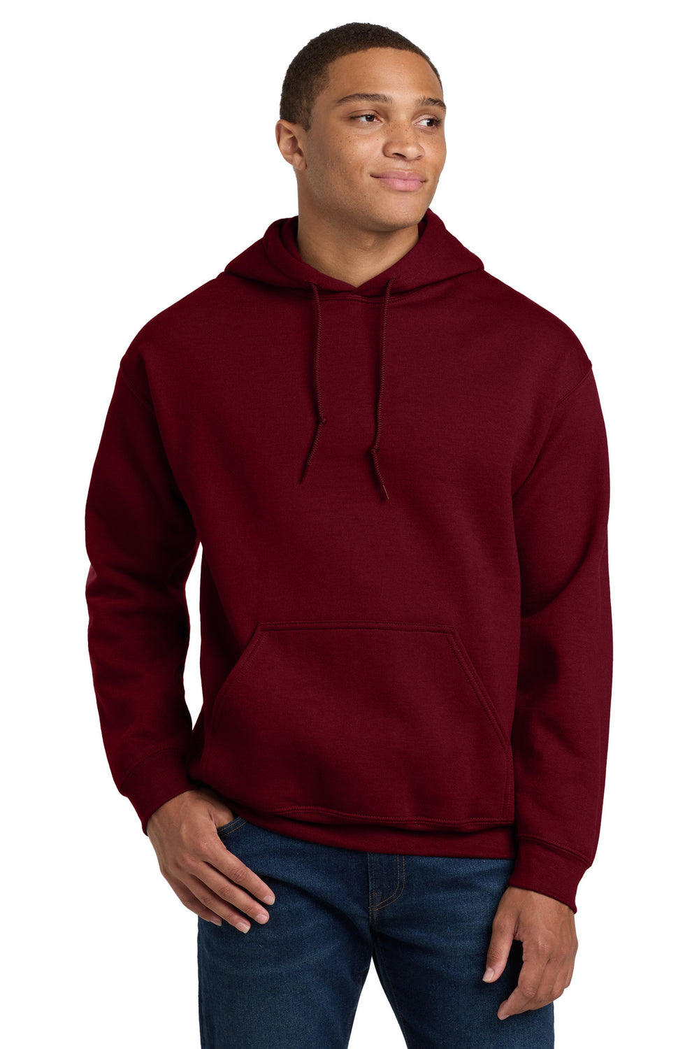 Gildan® Heavy Blend™ Hooded Sweatshirt - Garnet - S
