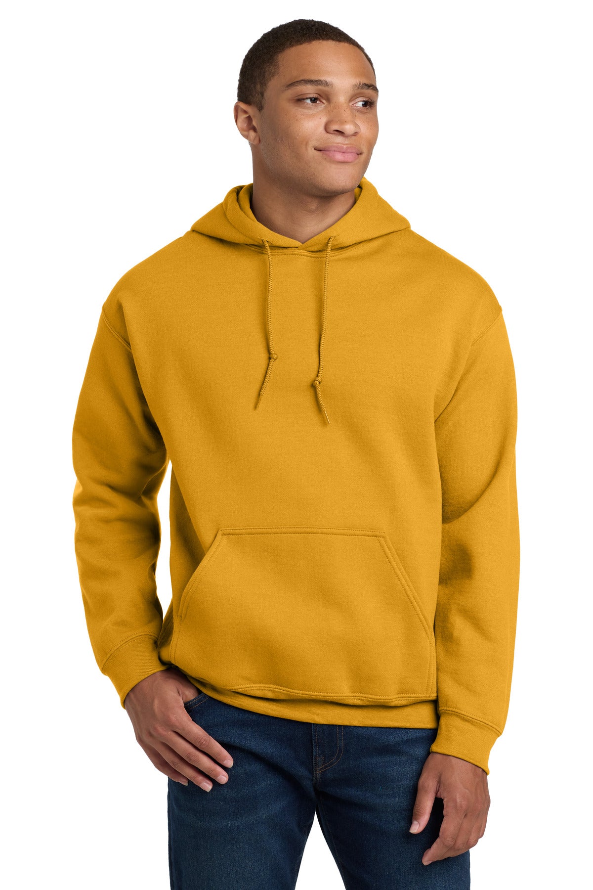 Gildan® Heavy Blend™ Hooded Sweatshirt - Gold - S