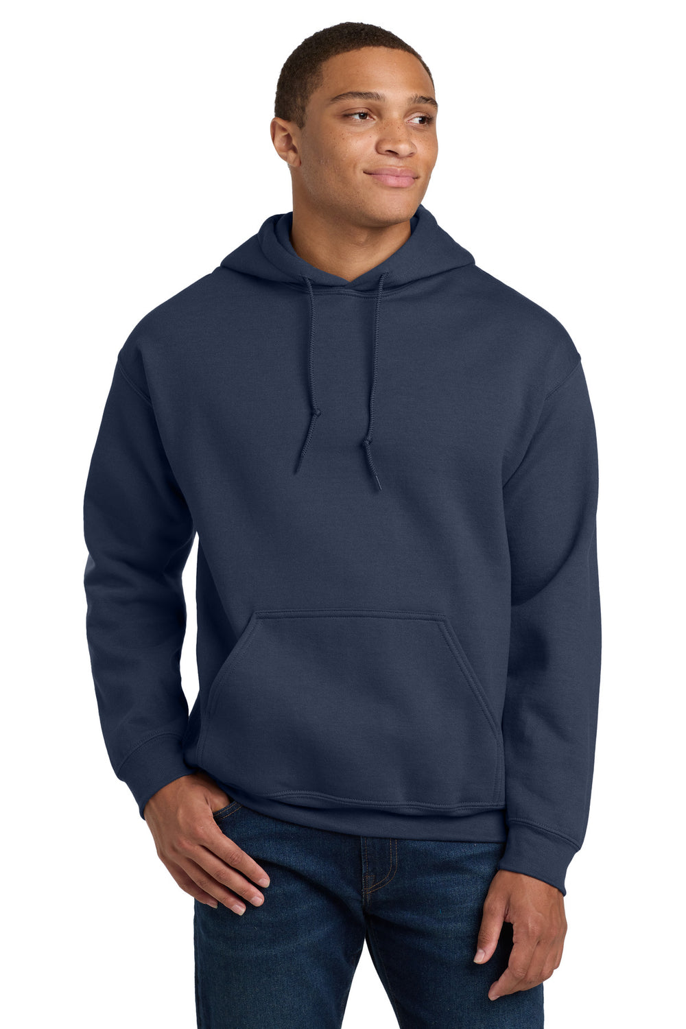 Gildan® Heavy Blend™ Hooded Sweatshirt - Navy - S