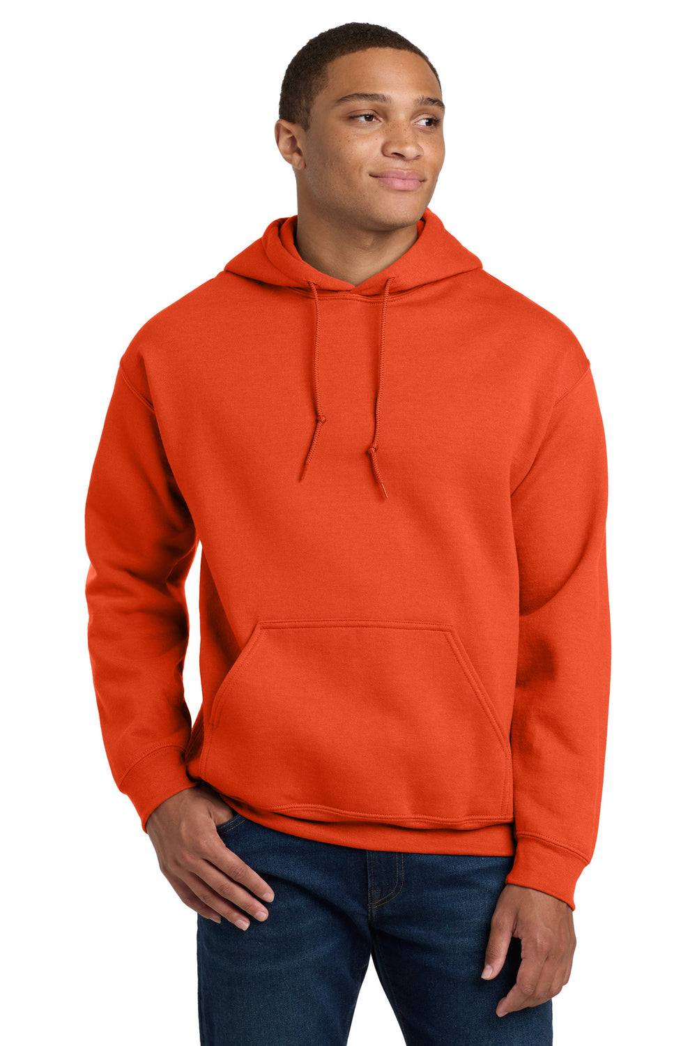 Gildan® Heavy Blend™ Hooded Sweatshirt - Orange - S