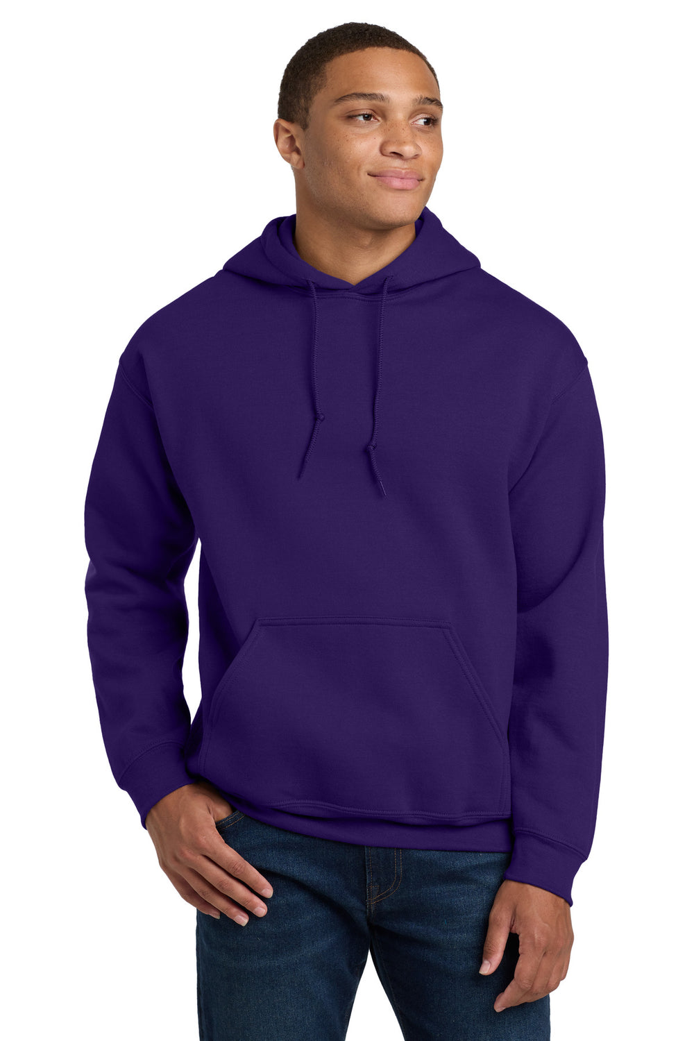 Gildan® Heavy Blend™ Hooded Sweatshirt - Purple - S