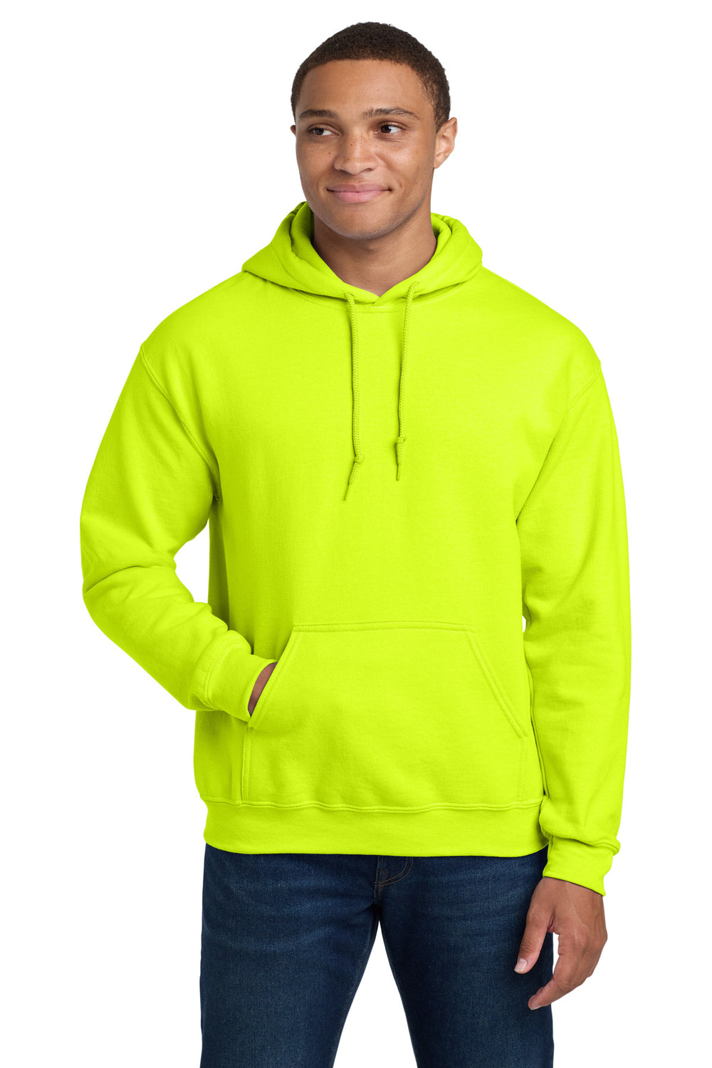 Gildan® Heavy Blend™ Hooded Sweatshirt - Safety Green - S