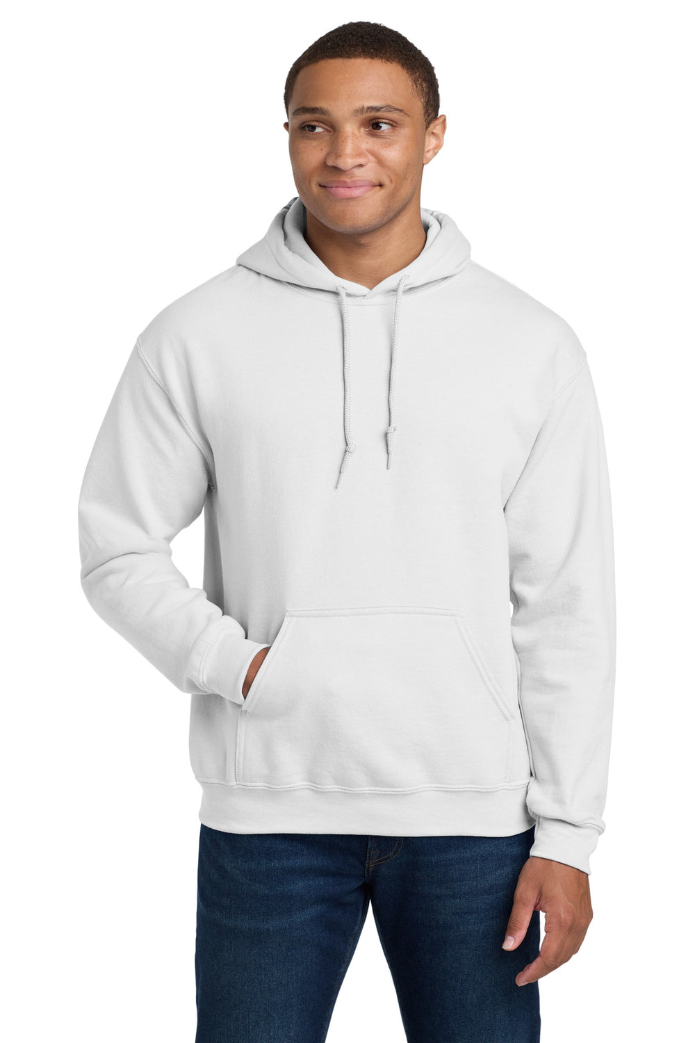 Gildan® Heavy Blend™ Hooded Sweatshirt - White - S