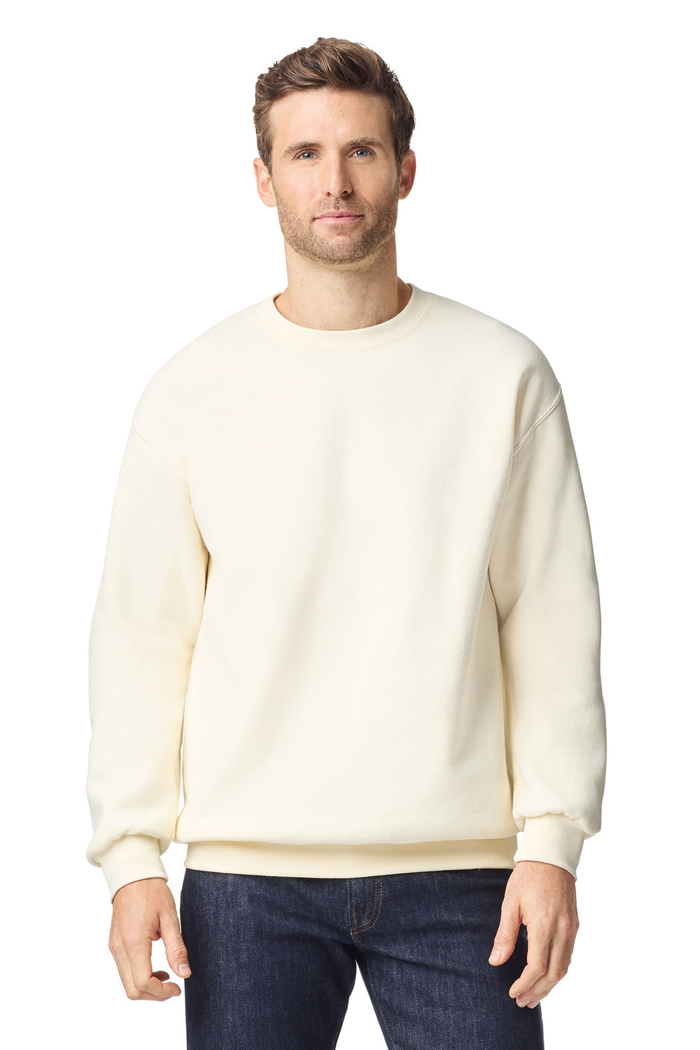 Gildan Hammer® Maxweight Crewneck Sweatshirt - Off White - S