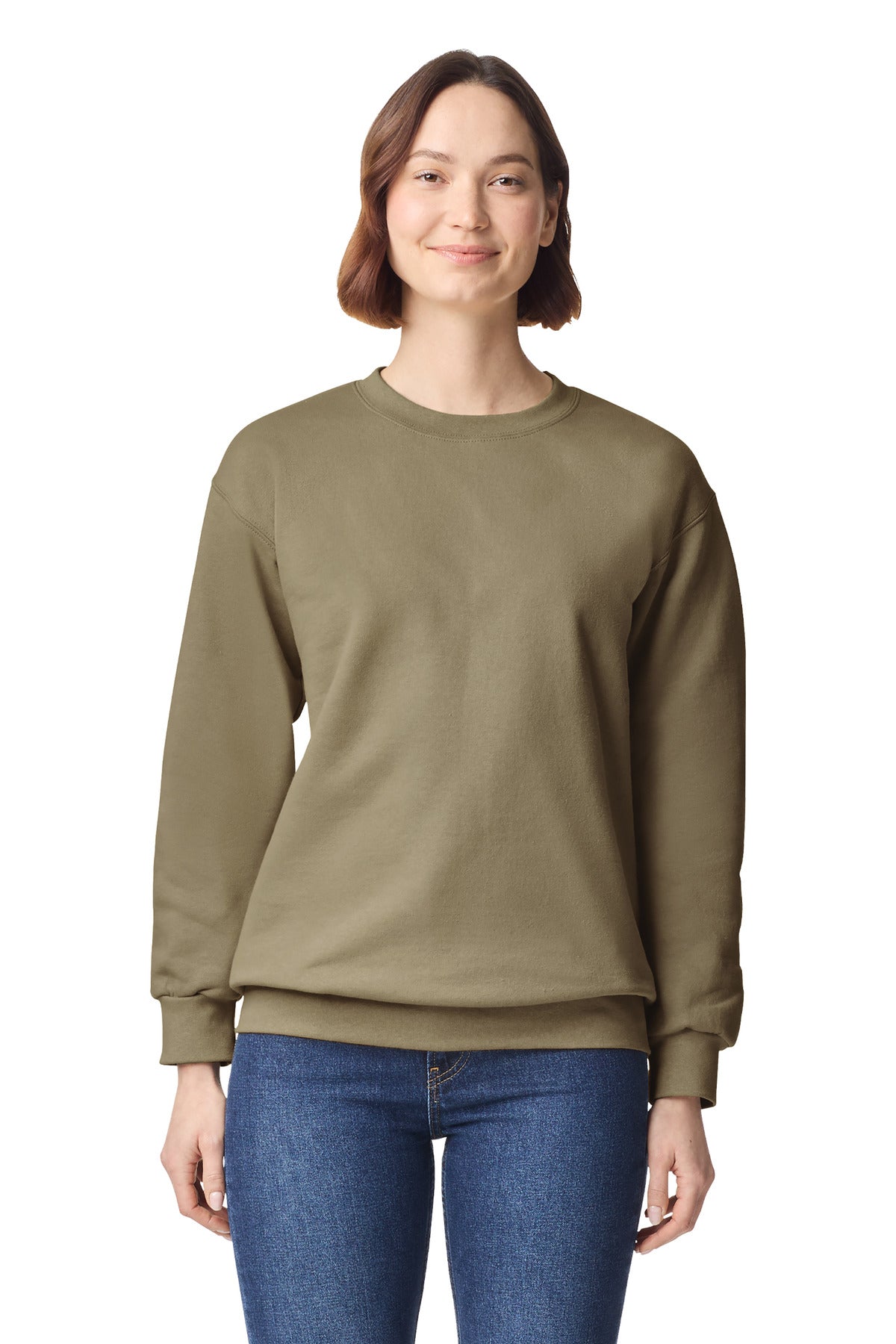 Gildan Hammer® Maxweight Crewneck Sweatshirt - Olive - S