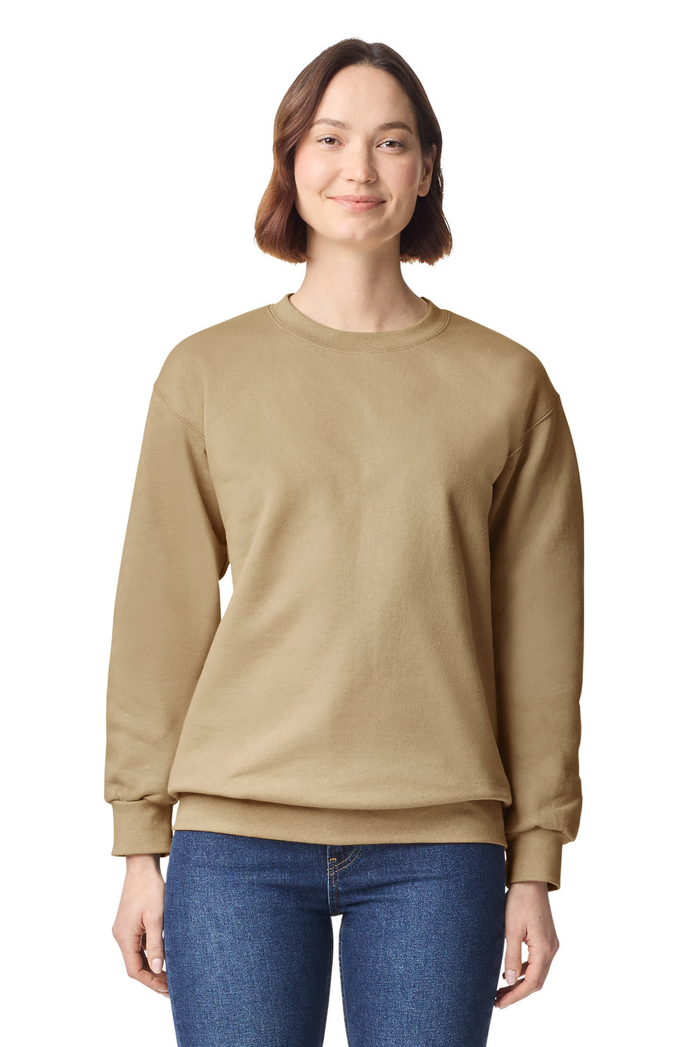 Gildan Hammer® Maxweight Crewneck Sweatshirt - Tan - S