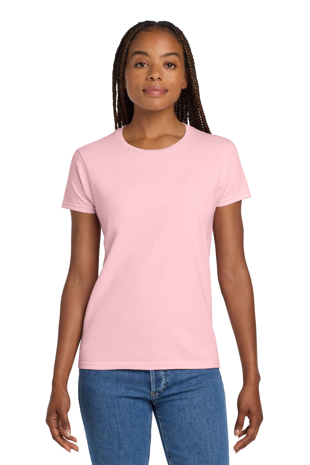 Gildan® Women's Ultra Cotton® 100% US Cotton T-Shirt - Light Pink - S
