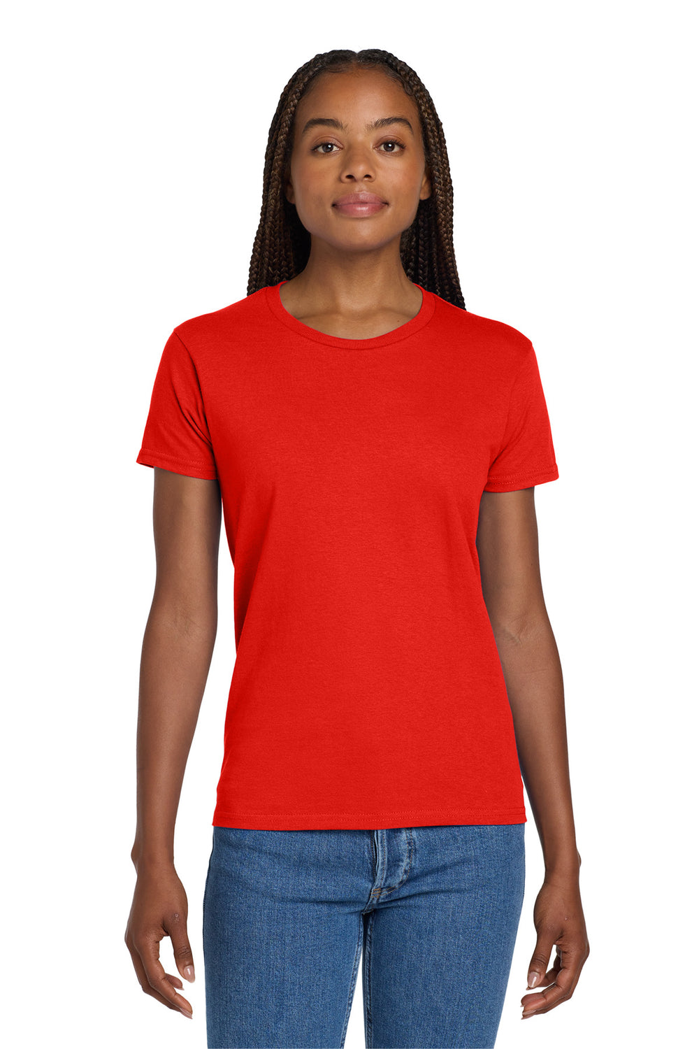 Gildan® Women's Ultra Cotton® 100% US Cotton T-Shirt - Red - S