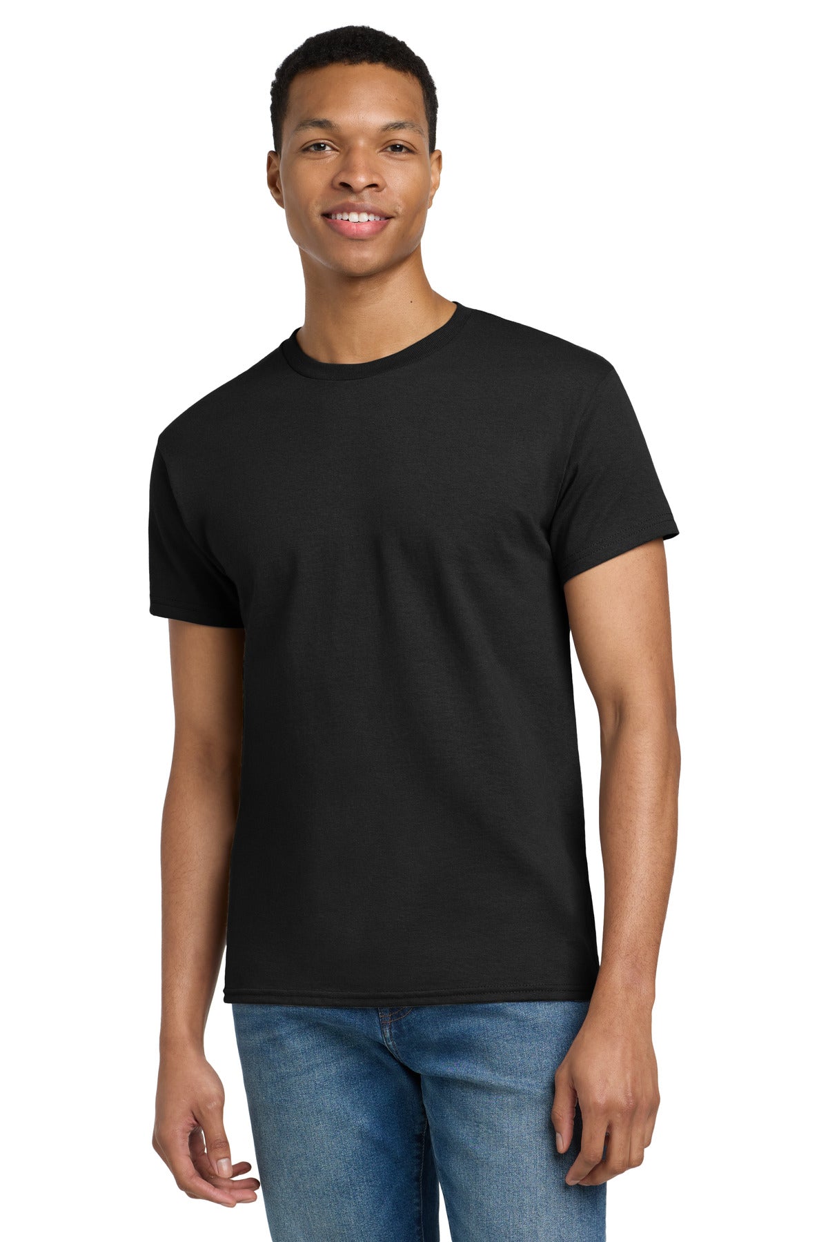 Gildan® Tall 100% US Cotton T-Shirt - Black - LT