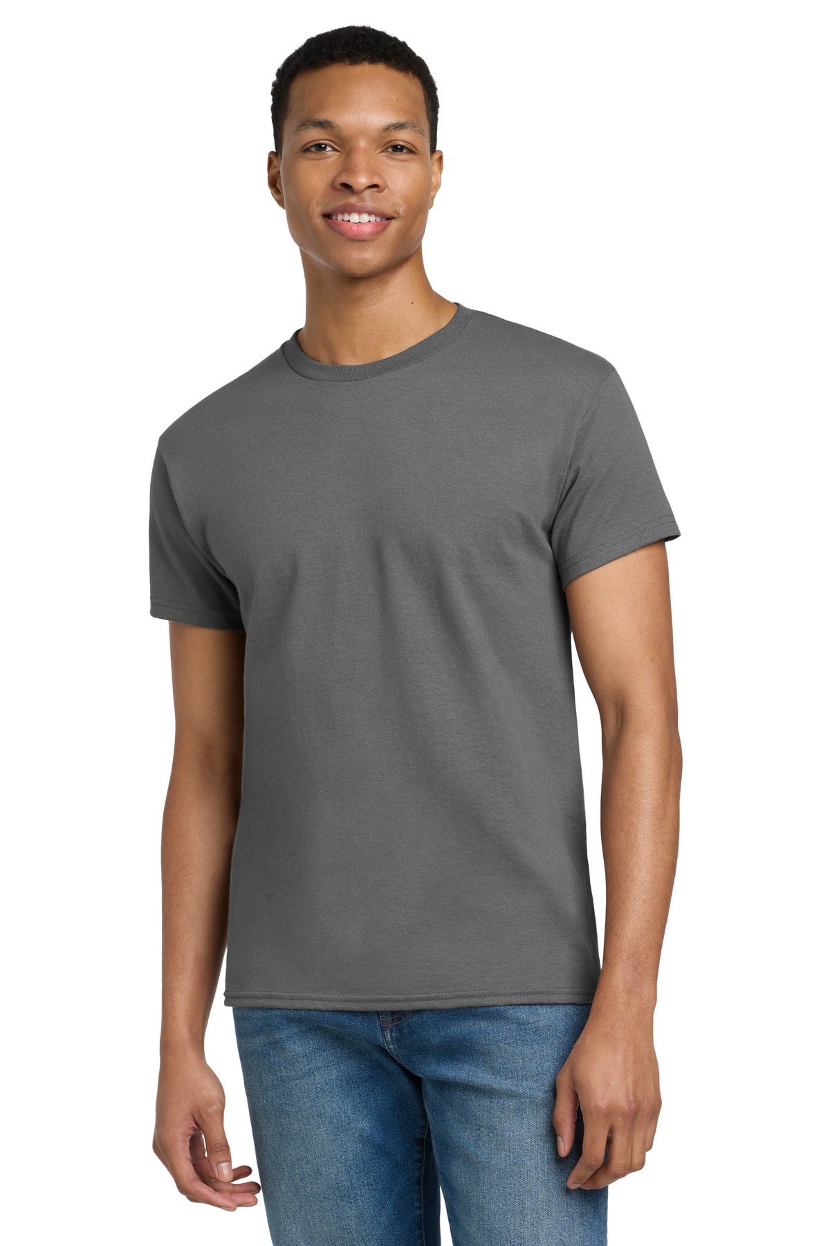 Gildan® Tall 100% US Cotton T-Shirt - Charcoal - LT