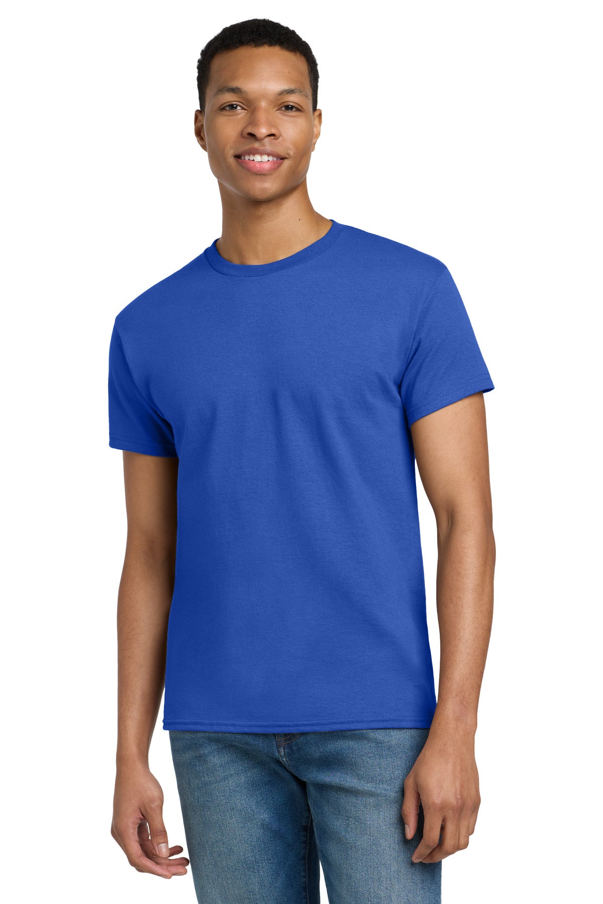Gildan® Tall 100% US Cotton T-Shirt - Royal - LT