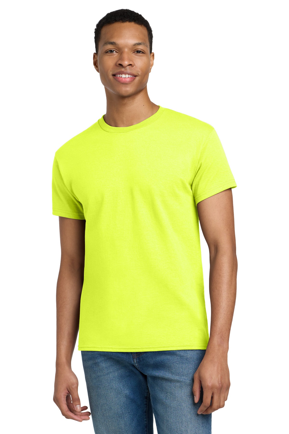 Gildan® Tall 100% US Cotton T-Shirt - Safety Green - LT