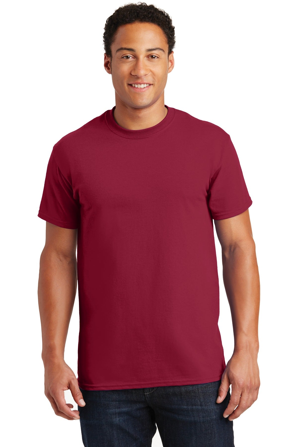 Gildan® Ultra Cotton® 100% US Cotton T-Shirt - Cardinal Red - S