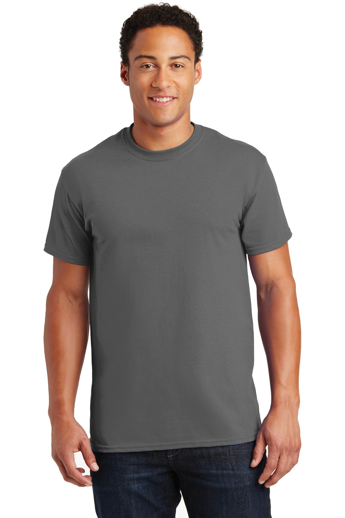 Gildan® Ultra Cotton® 100% US Cotton T-Shirt - Charcoal - S