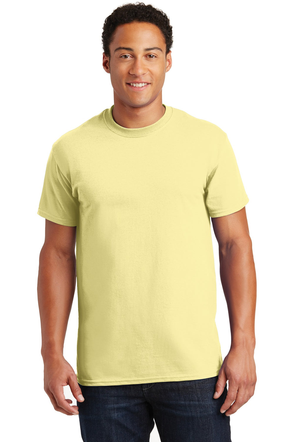 Gildan® Ultra Cotton® 100% US Cotton T-Shirt - Cornsilk - S