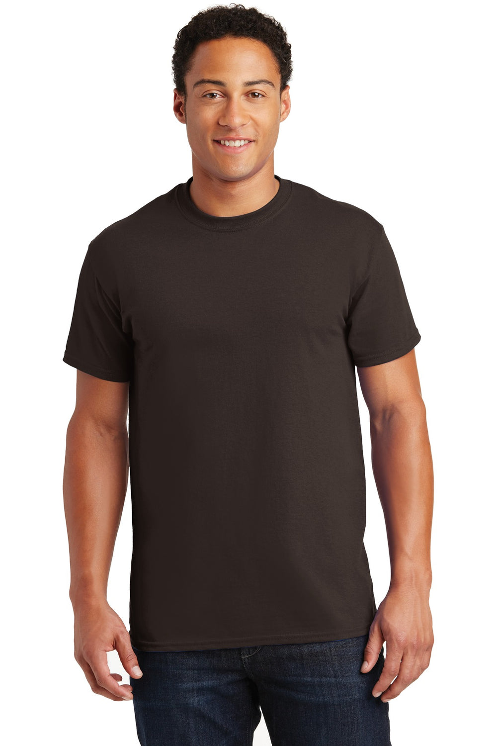 Gildan® Ultra Cotton® 100% US Cotton T-Shirt - Dark Chocolate - S