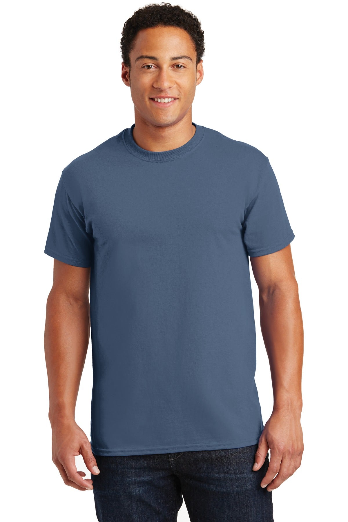 Gildan® Ultra Cotton® 100% US Cotton T-Shirt - Indigo Blue - S