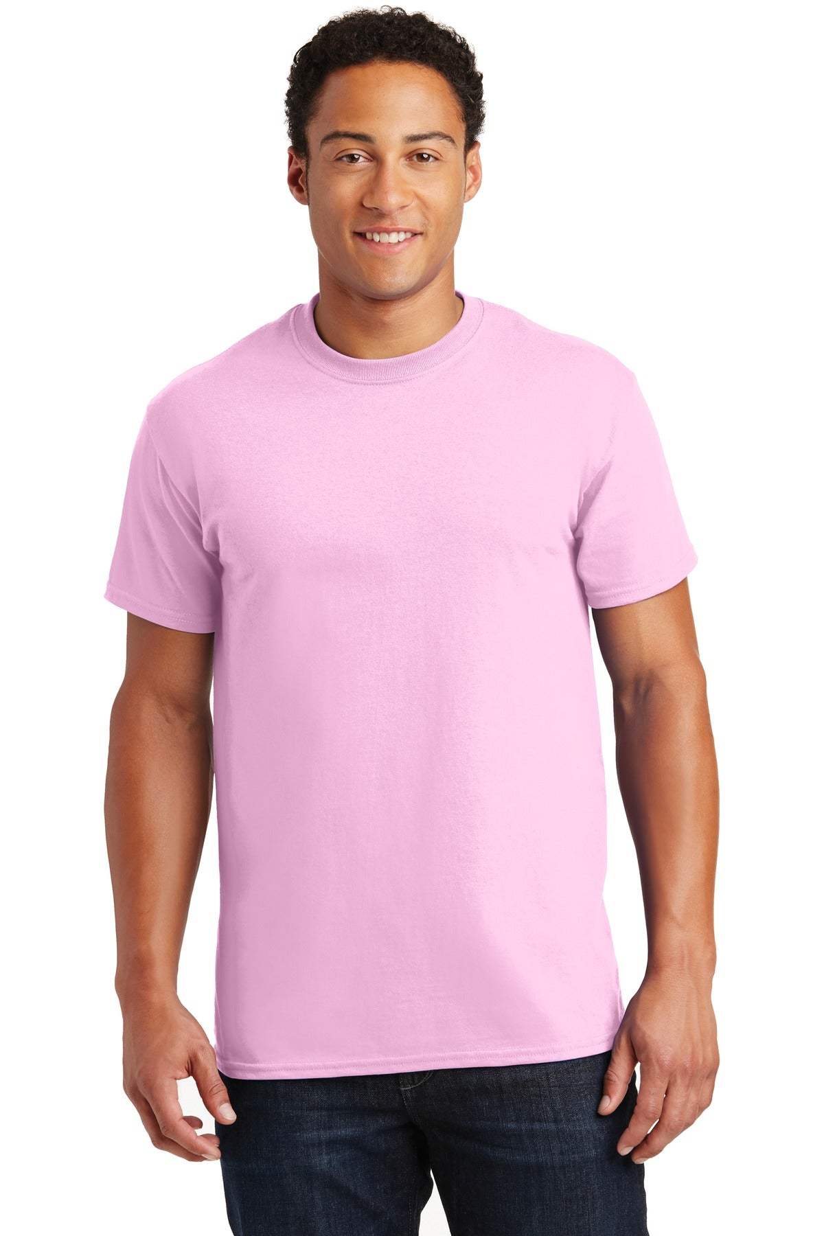 Gildan® Ultra Cotton® 100% US Cotton T-Shirt - Light Pink - S