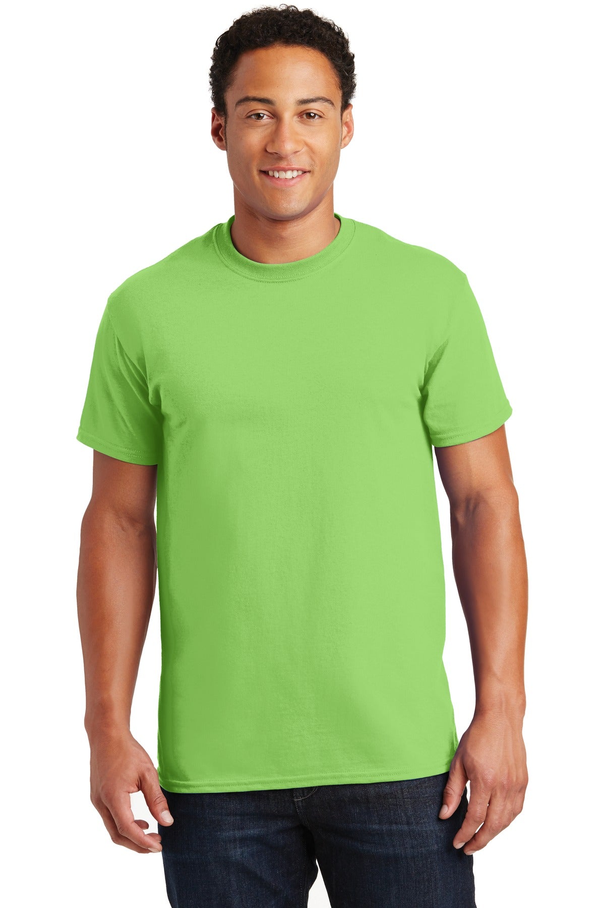 Gildan® Ultra Cotton® 100% US Cotton T-Shirt - Lime - S