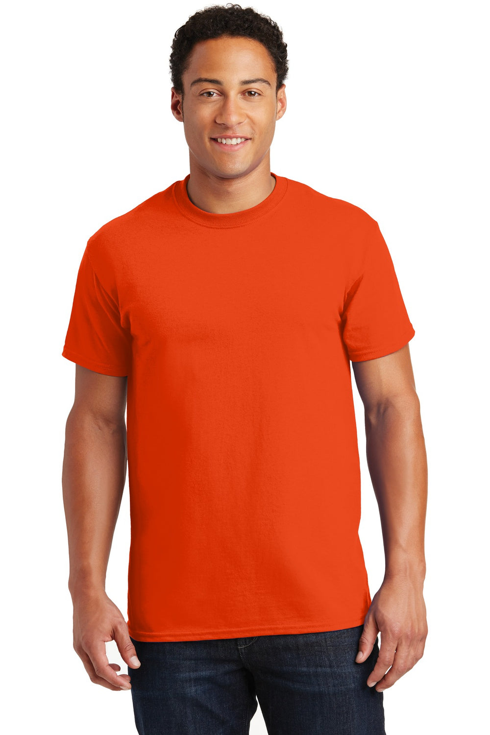 Gildan® Ultra Cotton® 100% US Cotton T-Shirt - Orange - S