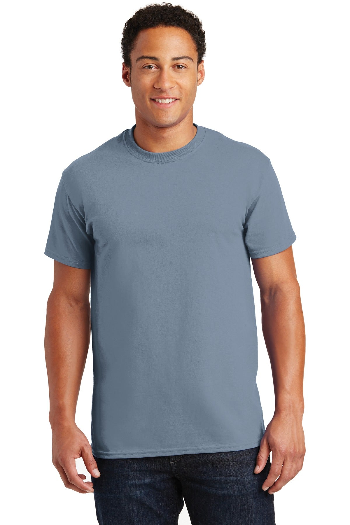 Gildan® Ultra Cotton® 100% US Cotton T-Shirt - Stone Blue - S