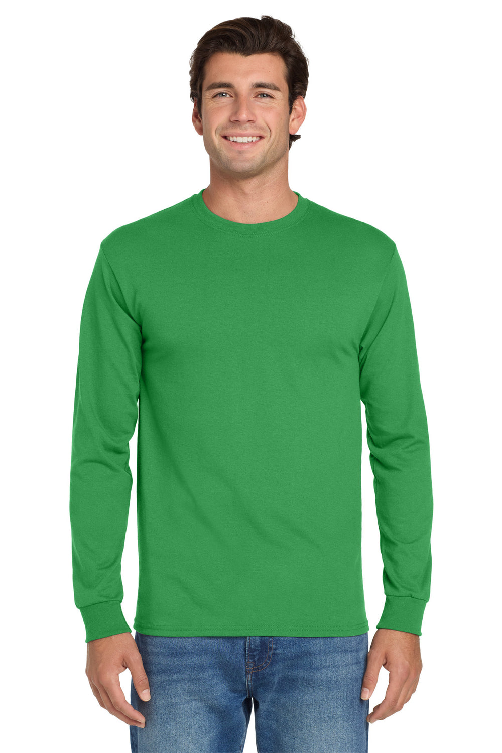 Jerzees® Dri-Power® 50/50 Cotton/Poly Long Sleeve T-Shirt - Kelly - 2XL