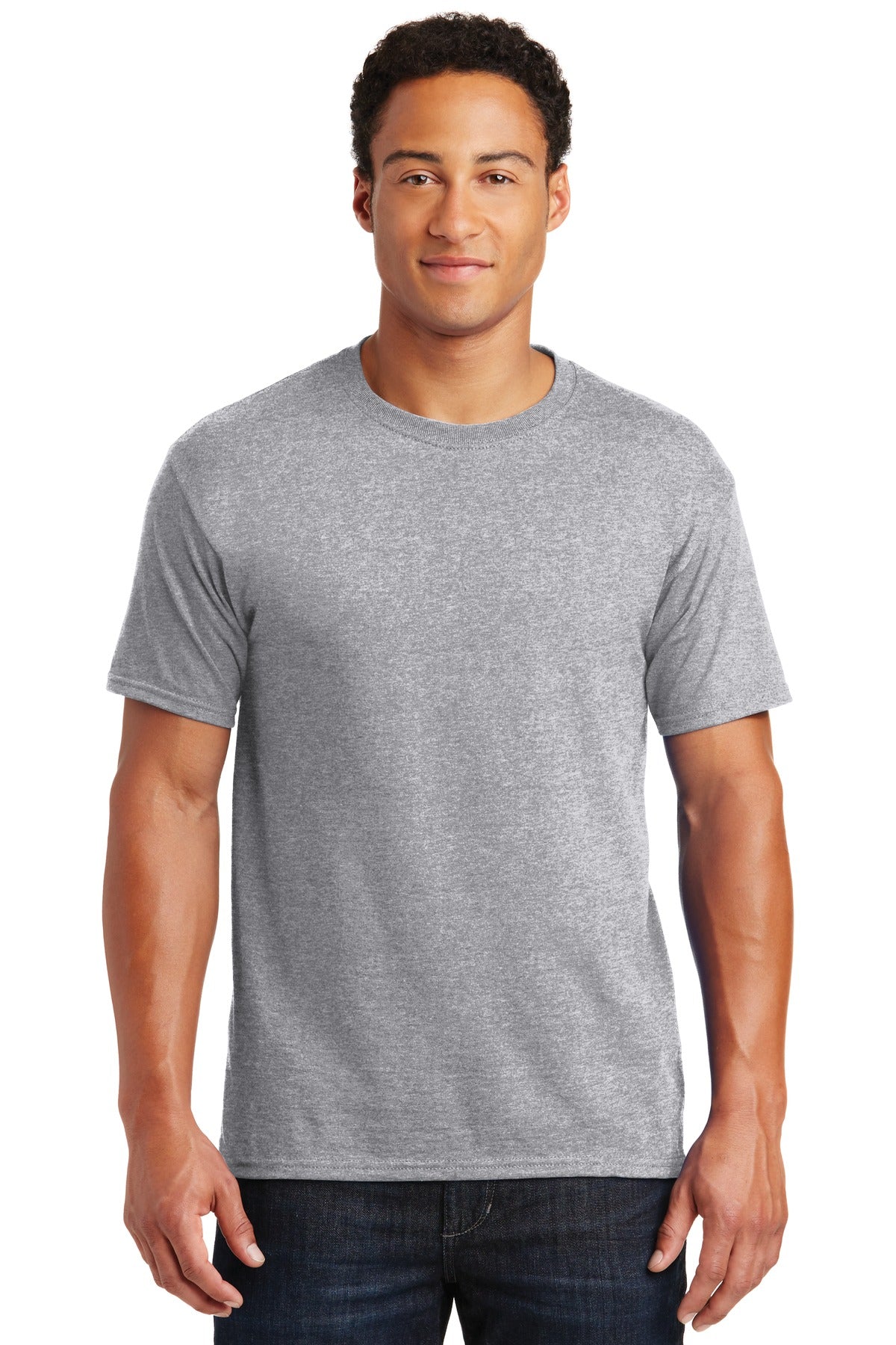 Jerzees® Dri-Power® 50/50 Cotton/Poly T-Shirt - Athletic Heather - S