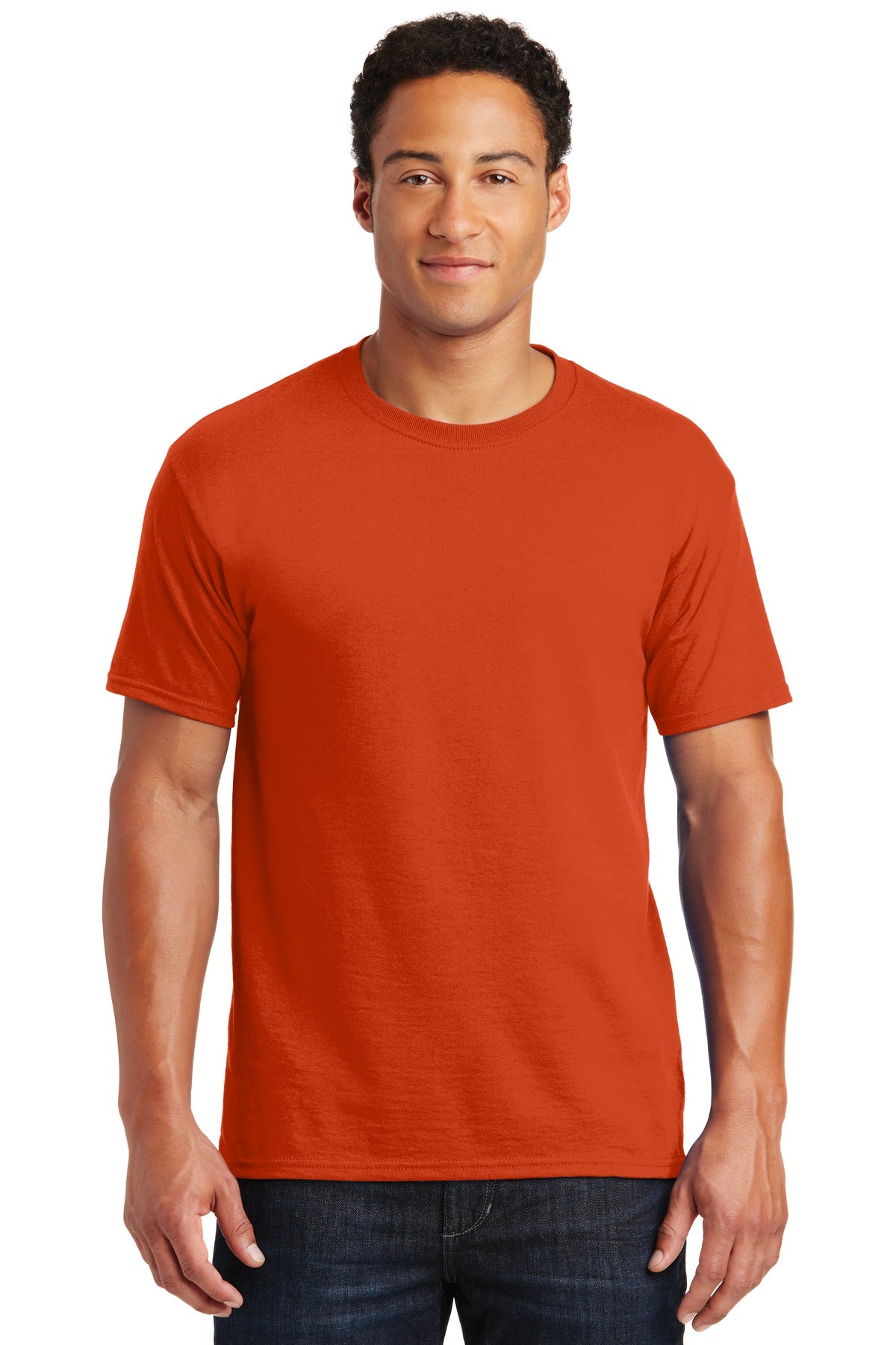 Jerzees® Dri-Power® 50/50 Cotton/Poly T-Shirt - Burnt Orange - S