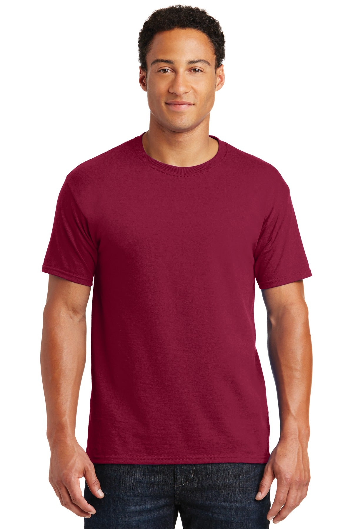 Jerzees® Dri-Power® 50/50 Cotton/Poly T-Shirt - Cardinal - S
