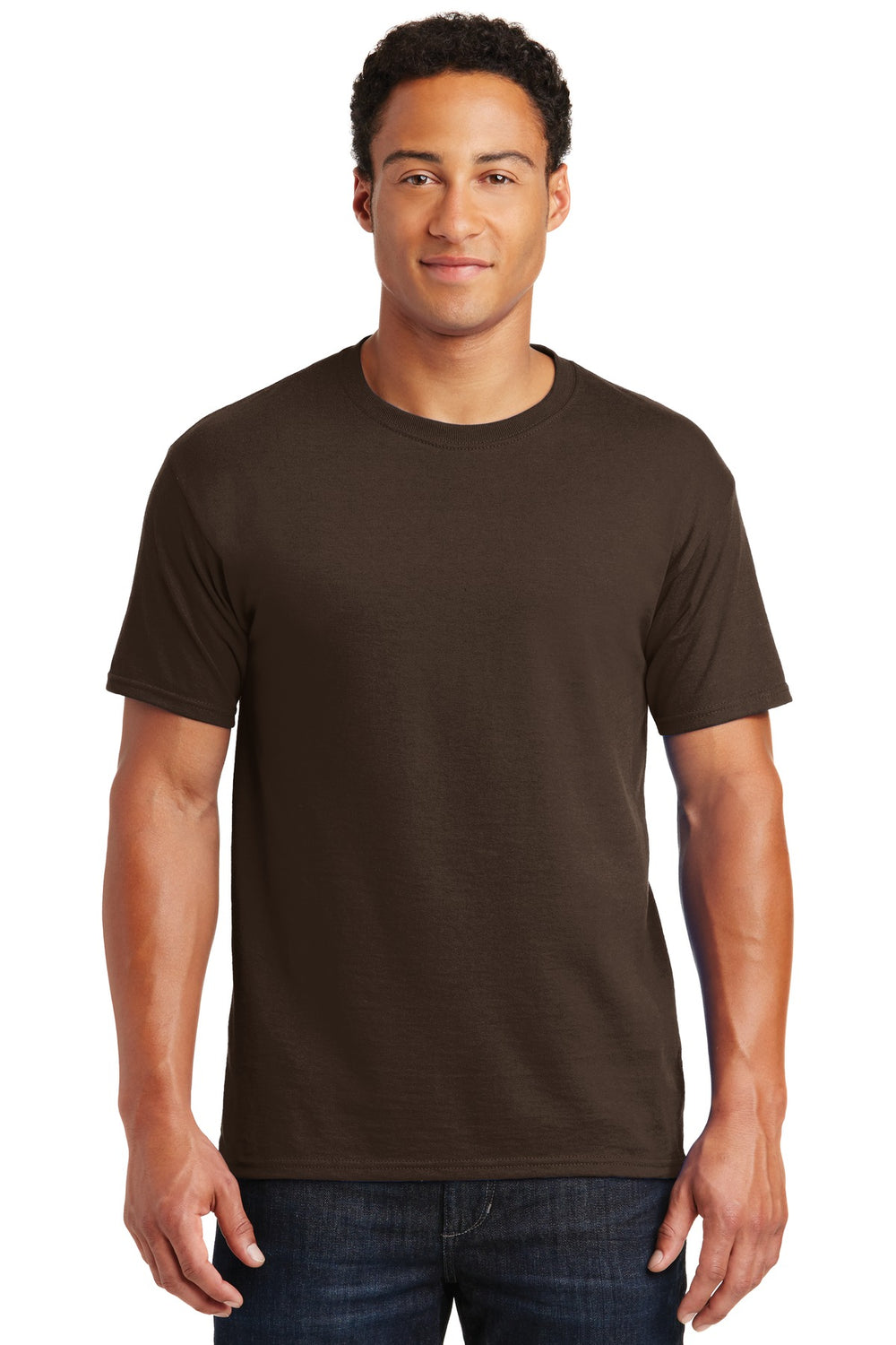 Jerzees® Dri-Power® 50/50 Cotton/Poly T-Shirt - Chocolate - S