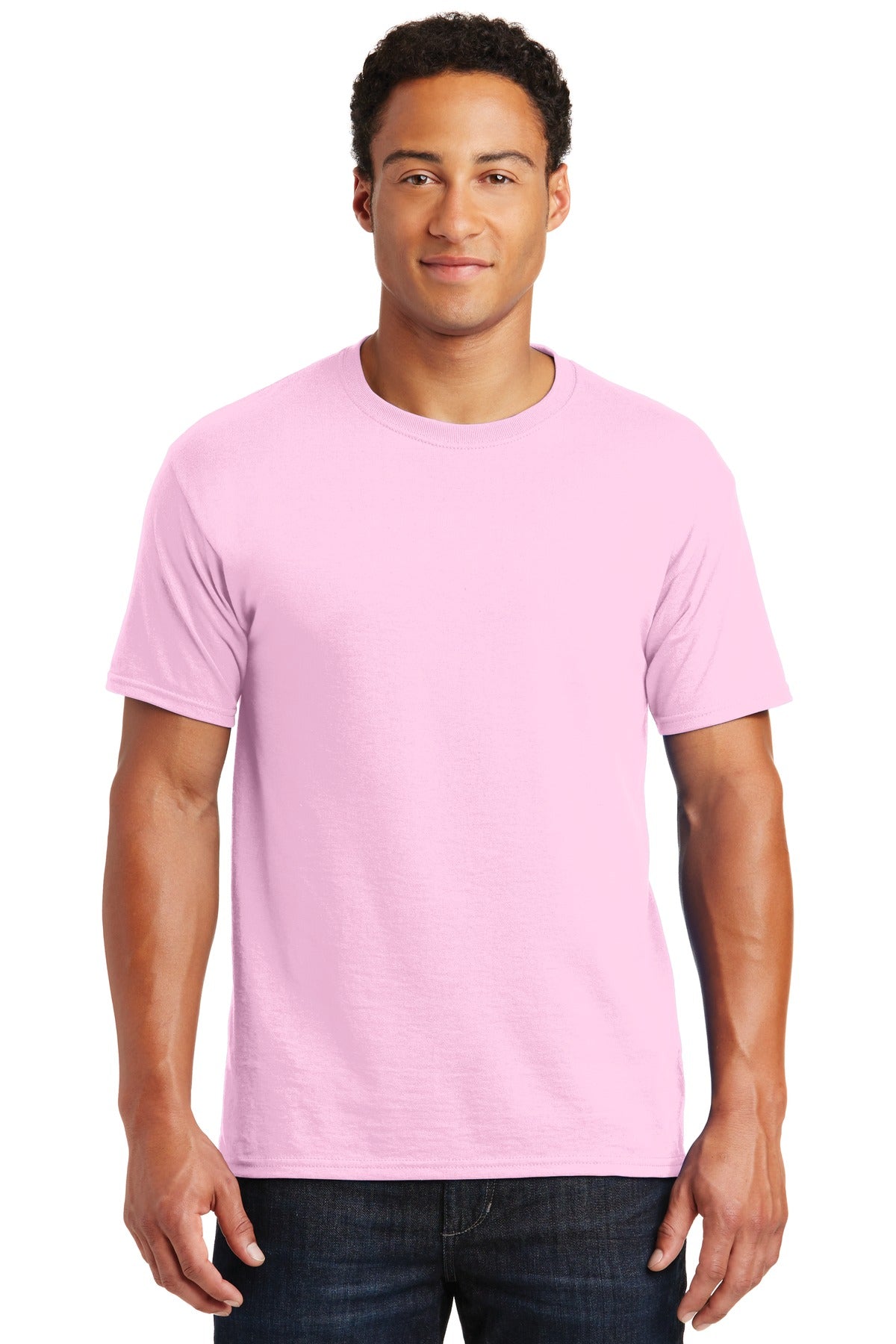 Jerzees® Dri-Power® 50/50 Cotton/Poly T-Shirt - Classic Pink - S