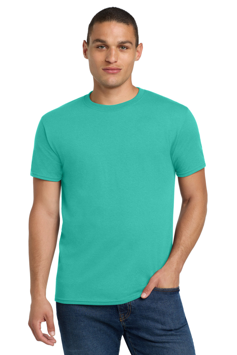 Jerzees® Dri-Power® 50/50 Cotton/Poly T-Shirt - Cool Mint - 2XL